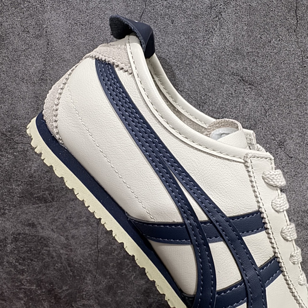 图片[7]-【MOK纯原】Asics Onitsuka Tiger MEXICO 66 亚瑟士鬼冢虎复古经典板鞋n市场最强版本 每个配色均购入原鞋校对 真正原厂头层牛皮 如假包赔 纹路、色泽、皮心颜色 质感百分百还原 海外订单工厂出品 超成熟稳定的做工品控 原装全套纸板楦头开发 原汁原味 完美呈现版型 私模正确鞋底咬花纹路 一比一鞋头弧度高度鞋身弧度 绝不口嗨 细节品控鞋型随意秒杀市面 原档咬花纹路私模大底 一个单元有六个三角形 总体形拼接呈现花瓣状 官方四联吊牌 原装Ortholite轻量化鞋垫 原盒原配 质保卡 说明书 钢印防尘纸  纸板中底带钢印 乳胶组合鞋垫 支持全方位的对比专柜 产品从款式颜色造型上体现出追求舒适和细节的完美 鞋类更是推崇手工制作的严谨与完美 融舒适性与可穿性的设计风格 注重细节的完美和别致魅力 既保持稳重 又不失轻松的时尚感 尺码：36 37 37.5 38 39 39.5 40 40.5 41.5 42 42.5 43.5 44 45 46 编码：WE230260-莆田鞋批发中心