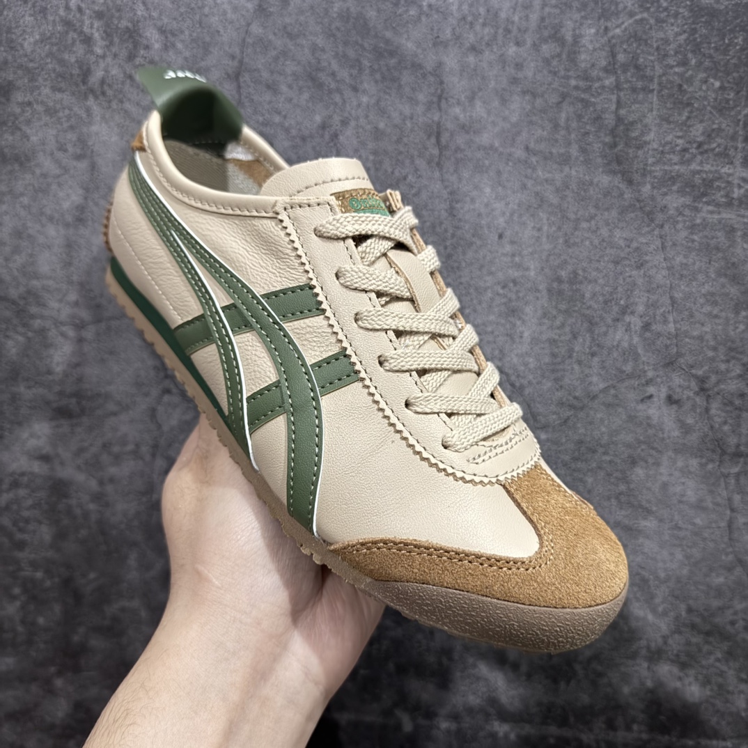 图片[3]-【MOK纯原】Asics Onitsuka Tiger MEXICO 66 亚瑟士鬼冢虎复古经典板鞋n市场最强版本 每个配色均购入原鞋校对 真正原厂头层牛皮 如假包赔 纹路、色泽、皮心颜色 质感百分百还原 海外订单工厂出品 超成熟稳定的做工品控 原装全套纸板楦头开发 原汁原味 完美呈现版型 私模正确鞋底咬花纹路 一比一鞋头弧度高度鞋身弧度 绝不口嗨 细节品控鞋型随意秒杀市面 原档咬花纹路私模大底 一个单元有六个三角形 总体形拼接呈现花瓣状 官方四联吊牌 原装Ortholite轻量化鞋垫 原盒原配 质保卡 说明书 钢印防尘纸  纸板中底带钢印 乳胶组合鞋垫 支持全方位的对比专柜 产品从款式颜色造型上体现出追求舒适和细节的完美 鞋类更是推崇手工制作的严谨与完美 融舒适性与可穿性的设计风格 注重细节的完美和别致魅力 既保持稳重 又不失轻松的时尚感 尺码：36 37 37.5 38 39 39.5 40 40.5 41.5 42 42.5 43.5 44 45 46 编码：WE230260-莆田鞋批发中心