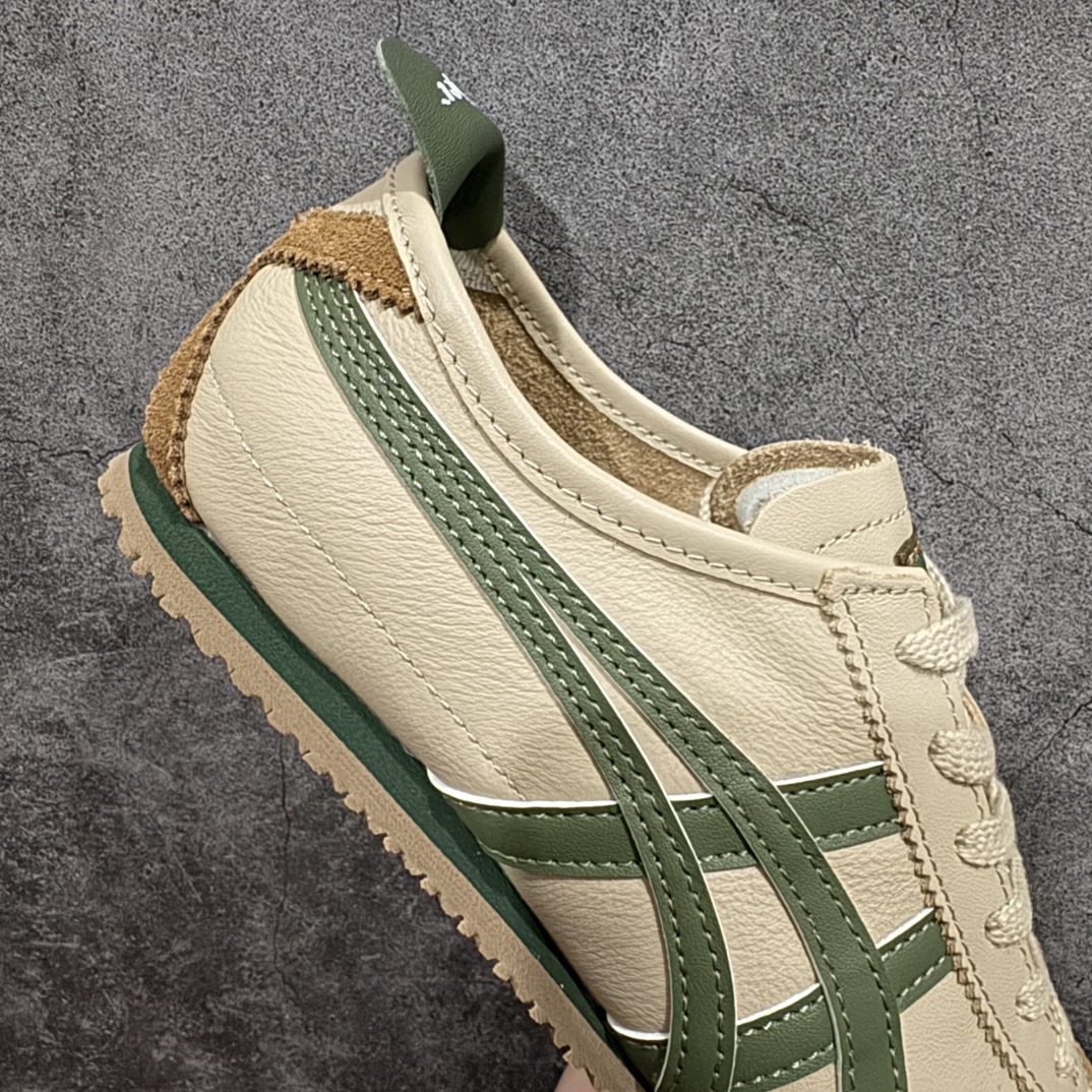 图片[7]-【MOK纯原】Asics Onitsuka Tiger MEXICO 66 亚瑟士鬼冢虎复古经典板鞋n市场最强版本 每个配色均购入原鞋校对 真正原厂头层牛皮 如假包赔 纹路、色泽、皮心颜色 质感百分百还原 海外订单工厂出品 超成熟稳定的做工品控 原装全套纸板楦头开发 原汁原味 完美呈现版型 私模正确鞋底咬花纹路 一比一鞋头弧度高度鞋身弧度 绝不口嗨 细节品控鞋型随意秒杀市面 原档咬花纹路私模大底 一个单元有六个三角形 总体形拼接呈现花瓣状 官方四联吊牌 原装Ortholite轻量化鞋垫 原盒原配 质保卡 说明书 钢印防尘纸  纸板中底带钢印 乳胶组合鞋垫 支持全方位的对比专柜 产品从款式颜色造型上体现出追求舒适和细节的完美 鞋类更是推崇手工制作的严谨与完美 融舒适性与可穿性的设计风格 注重细节的完美和别致魅力 既保持稳重 又不失轻松的时尚感 尺码：36 37 37.5 38 39 39.5 40 40.5 41.5 42 42.5 43.5 44 45 46 编码：WE230260-莆田鞋批发中心