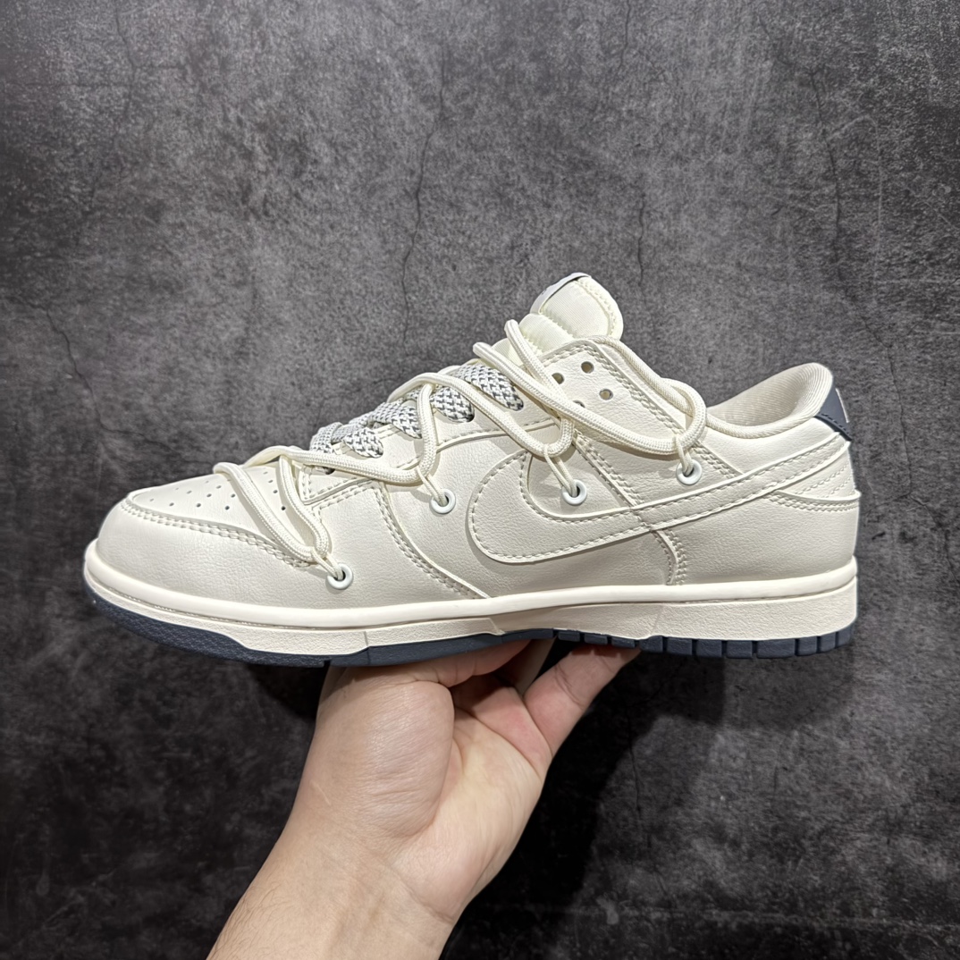 图片[2]-【定制版】Nk SB Dunk Low BAPE联名-米黑 周年高端定制 低帮休闲板鞋 #定制鞋盒 大厂纯原品质出货 超高清洁度 皮料切割干净无任何毛边 细节完美货号： JJ5688-100   尺码：36 36.5 37.5 38 38.5 39 40 40.5 41 42 42.5 43 44 44.5 45 编码：HXS280300-莆田鞋批发中心