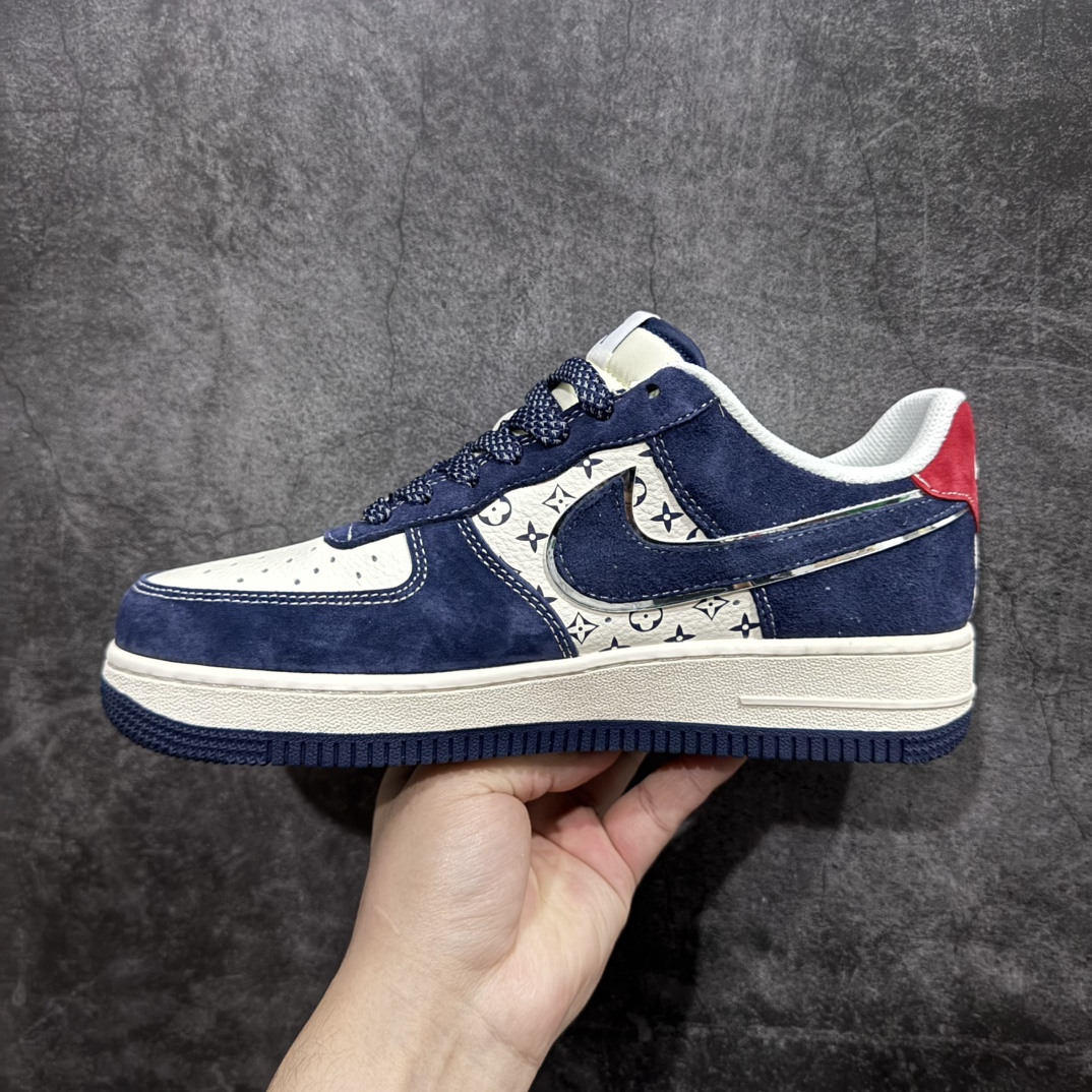 图片[2]-【定制版】Nk Air Force 1\’07 Low 斯图西联名-深蓝红印花 空军一号 低帮休闲板鞋 XZ6188-350rn原楦头原纸板 原装鞋盒 定制五金配件 内置全掌气垫 原厂鞋底 r 尺码：36 36.5 37.5 38 38.5 39 40 40.5 41 42 42.5 43 44 44.5 45  编码：HXS310320-莆田鞋批发中心