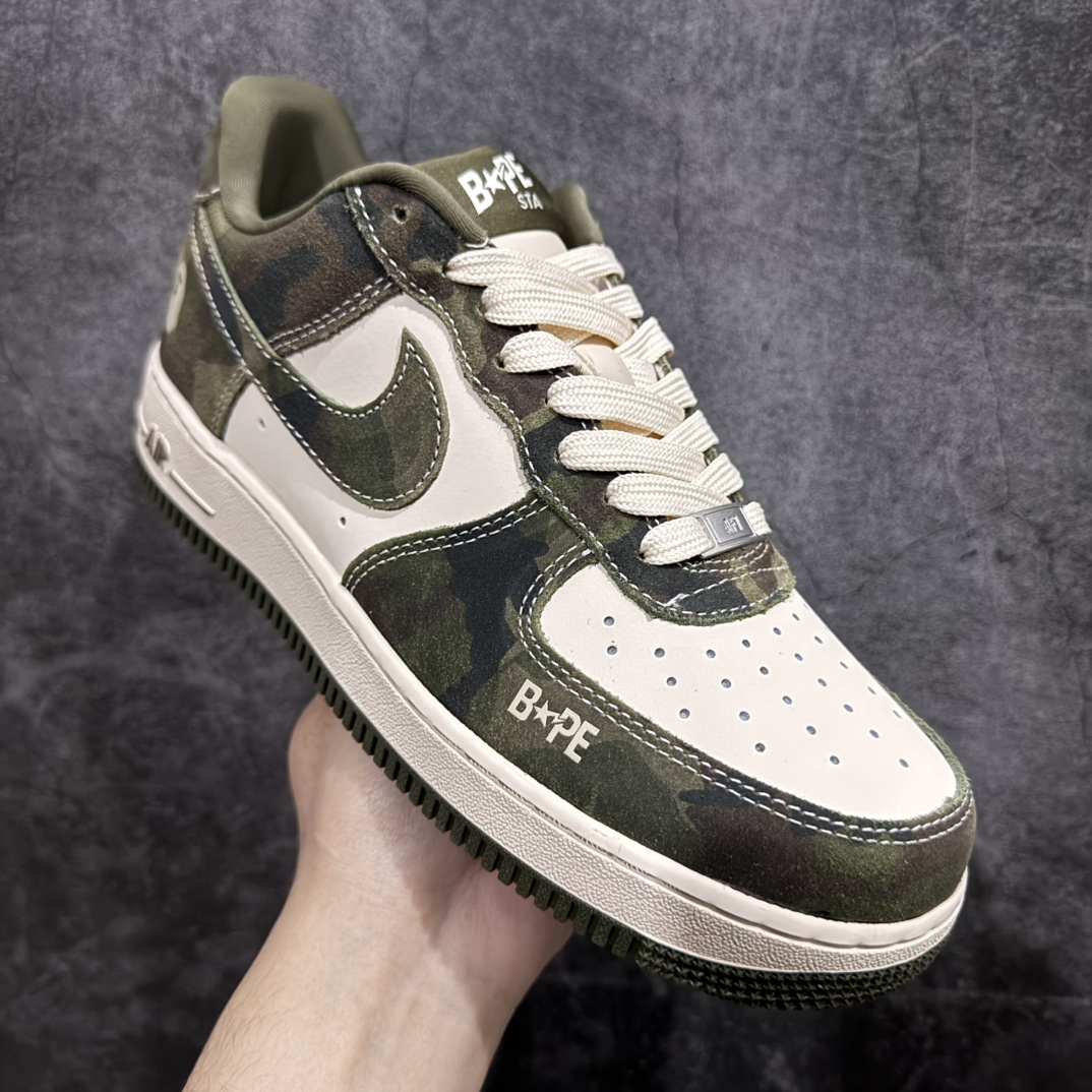 图片[3]-【公司级】Nk Air Force 1\’07 Low Bape联名-丛林迷彩 空军一号 低帮休闲板鞋 CH6336-509rn#原楦头原纸板 原装鞋盒 定制五金配件 内置全掌气垫 原厂鞋底 r 尺码：36 36.5 37.5 38 38.5 39 40 40.5 41 42 42.5 43 44 44.5 45  编码：HXS310320-莆田鞋批发中心