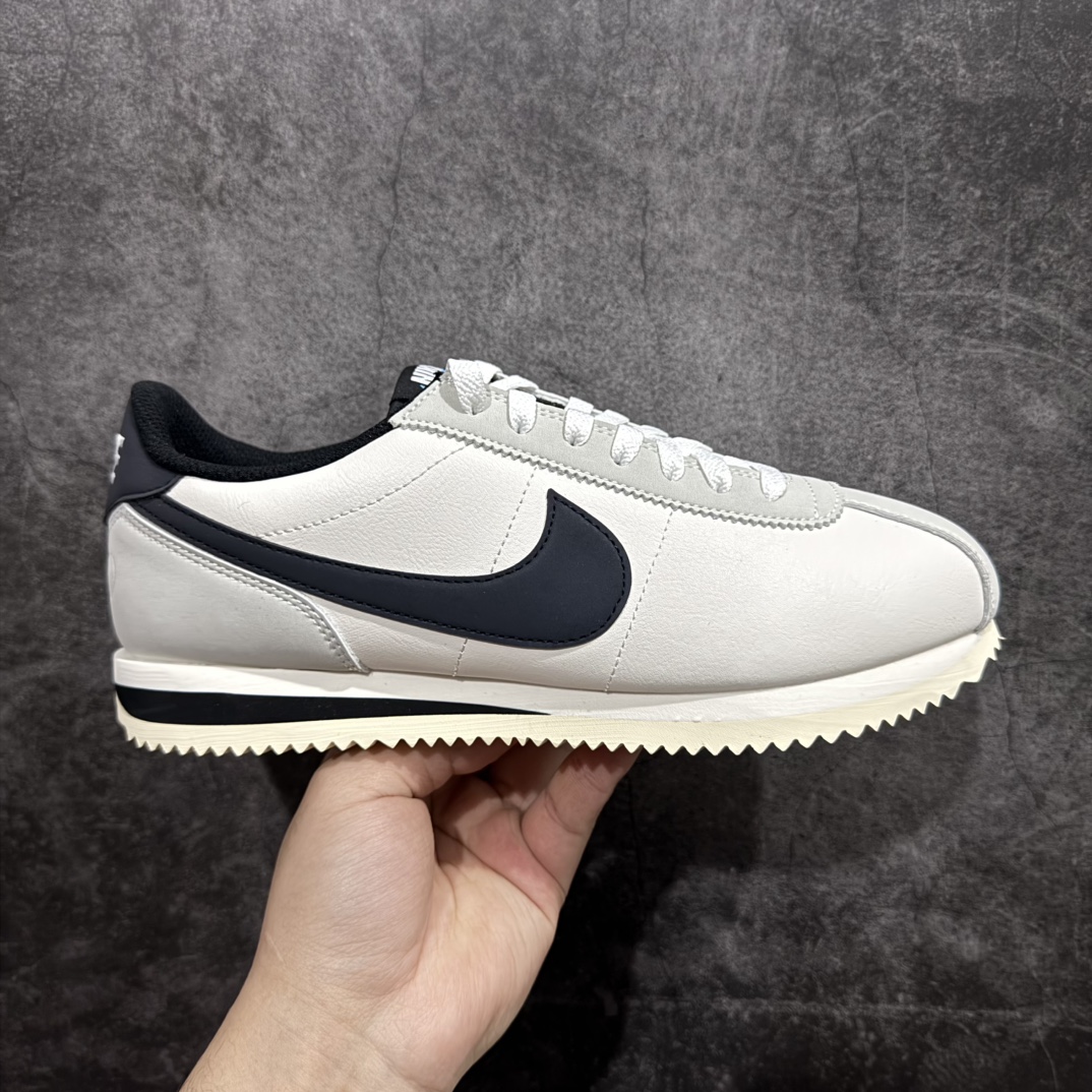 【TG纯原】NK Classic Cortez Leather 阿甘复古初代皮革慢跑鞋 货号：FD2526-106nn缓震防滑耐磨同源头层皮料 原厂模具 公司级标准检验QC 区分市面一切版本 完美复刻阿甘复古鞋型 尺码：35-45 编码：DL200220-莆田鞋批发中心