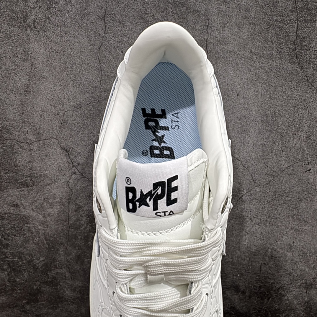 图片[8]-【纯原Y版】A BATHING APE STA  经典潮流 时尚板鞋 男女同款BAPE STA 是 Bape 旗下的一款运动鞋系列。BAPE STA 于 2002 年推出，该鞋款融合了 Bape 的品牌元素和风格，具有较高的辨识度。有各种丰富的颜色选择，满足不同消费者的喜好。Bape 作为著名的潮流品牌，BAPE STA 也带有浓厚的潮流感，受到许多潮流人士和明星的喜爱。对街头潮流文化产生了一定的影响。它不仅是一款运动鞋，更是潮流文化的一种象征。 尺码:36 36.5 37.5 38 38.5 40 40.5 41 42 42.5 43 44 44.5 45 46 编码：DF260280-莆田鞋批发中心