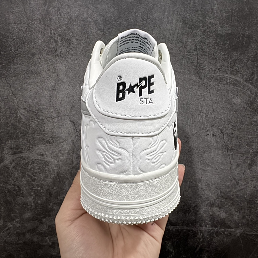 图片[4]-【纯原Y版】A BATHING APE STA  经典潮流 时尚板鞋 男女同款BAPE STA 是 Bape 旗下的一款运动鞋系列。BAPE STA 于 2002 年推出，该鞋款融合了 Bape 的品牌元素和风格，具有较高的辨识度。有各种丰富的颜色选择，满足不同消费者的喜好。Bape 作为著名的潮流品牌，BAPE STA 也带有浓厚的潮流感，受到许多潮流人士和明星的喜爱。对街头潮流文化产生了一定的影响。它不仅是一款运动鞋，更是潮流文化的一种象征。 尺码:36 36.5 37.5 38 38.5 40 40.5 41 42 42.5 43 44 44.5 45 46 编码：DF260280-莆田鞋批发中心