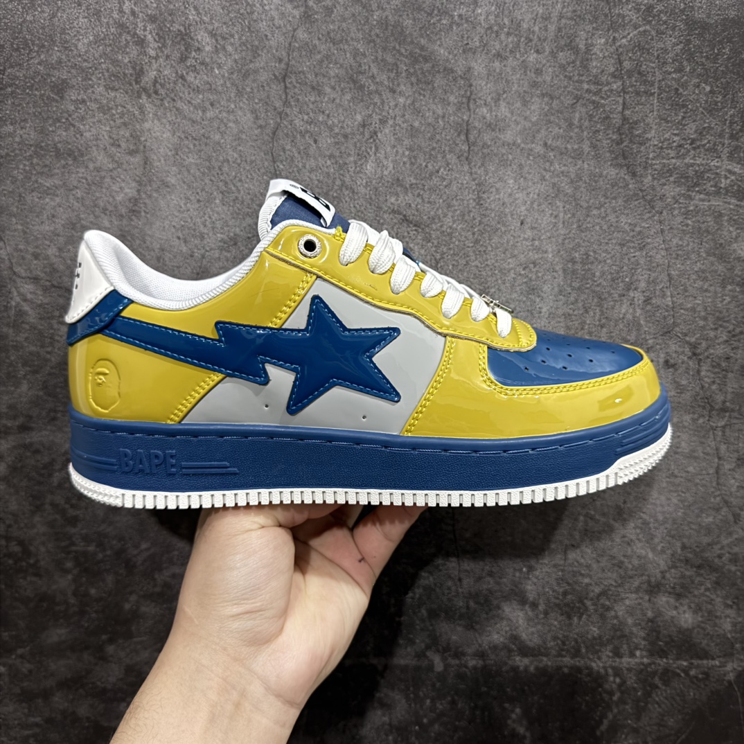 【纯原Y版】A BATHING APE STA  经典潮流 时尚板鞋 男女同款BAPE STA 是 Bape 旗下的一款运动鞋系列。BAPE STA 于 2002 年推出，该鞋款融合了 Bape 的品牌元素和风格，具有较高的辨识度。有各种丰富的颜色选择，满足不同消费者的喜好。Bape 作为著名的潮流品牌，BAPE STA 也带有浓厚的潮流感，受到许多潮流人士和明星的喜爱。对街头潮流文化产生了一定的影响。它不仅是一款运动鞋，更是潮流文化的一种象征。 尺码:36 36.5 37.5 38 38.5 40 40.5 41 42 42.5 43 44 44.5 45 46 编码：DF260280-莆田鞋批发中心