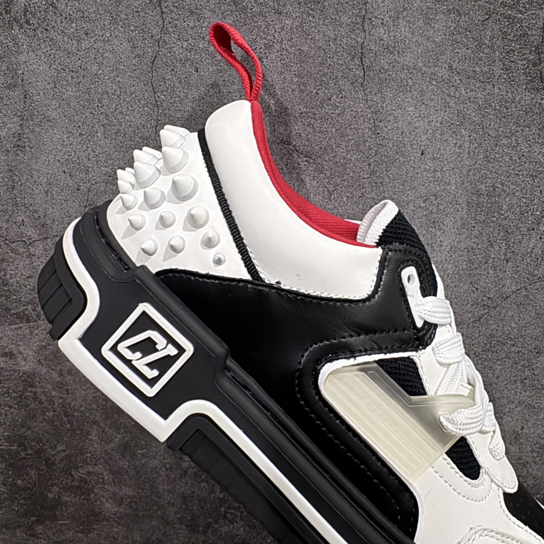 图片[7]-【OK纯原版】Christian Louboutin 路铂廷 24ss 红底运动鞋 发布活动回溯标志性的90年代，以及篮球文化盛行的传奇时代，致敬全新运动鞋 ASTROLOUBI的灵感源泉。轻巧动感设计，后跟拉袢方便一脚蹬穿脱 后帮饰有铆钉，鞋身一侧点缀CL字母标志，个性亮眼 尺码：36-47-选品中心