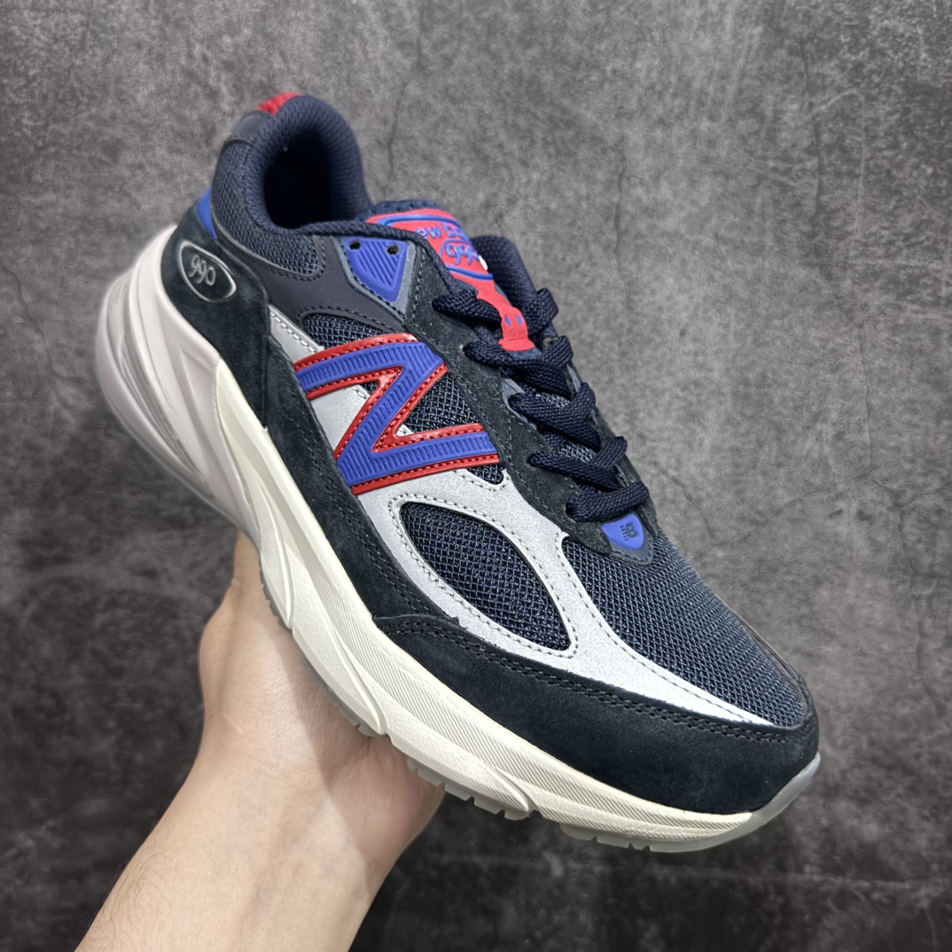 图片[3]-【K版纯原】New Balance U990KR6新百伦NB990V6 第六代总统复古慢跑鞋正确3M反光细节 原楦原纸版开发 正确6层组合底模精密开发 搭载全新碳素中底 后跟透明TPU水晶装饰条稳固 沿用了引以为傲的跑鞋手工技艺 采用猪皮绒面并包裹局部透气网面的鞋身设计 菱网鞋舌上刻有New Balance USA 鞋面依旧身着经典的大热之灰 彰显了其高端的品质身份  尺码：36 37 37.5 38 38.5 39 40 40.5 41.5 42 42.5 43 44 45 编码：HXS270200-莆田鞋批发中心