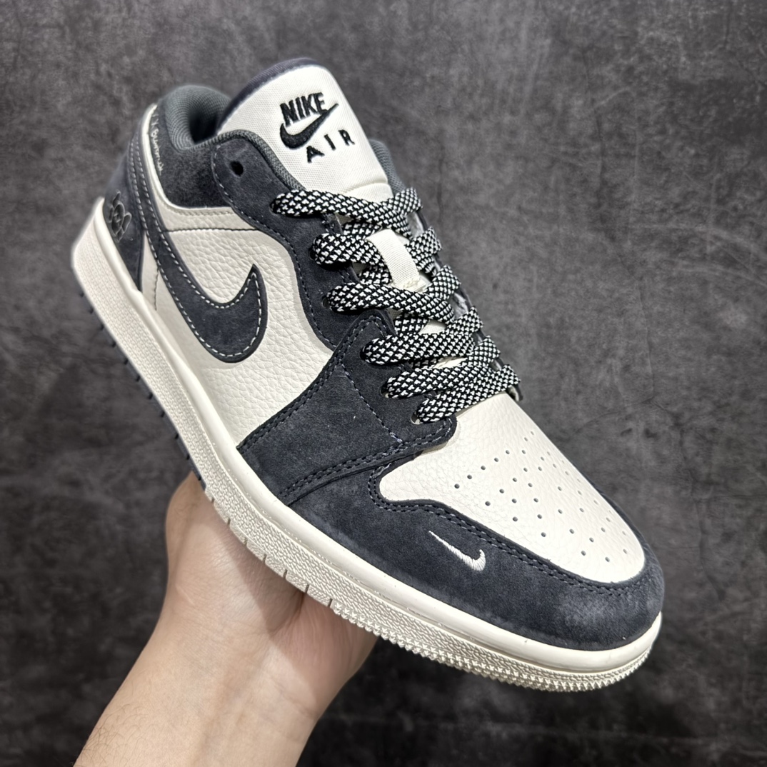 图片[3]-【定制版】Air Jordan 1 Low AJ1 乔一联名 高端定制 低帮复古休闲板鞋货号：SJ9950-047n定制鞋盒 大厂纯原品质出货 超高清洁度 皮料切割干净无任何毛边 细节完美  尺码：36 36.5 37.5 38 38.5 39 40 40.5 41 42 42.5 43 44 44.5 45 编码：HXS320340-莆田鞋批发中心