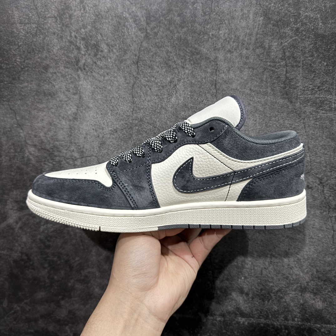 图片[2]-【定制版】Air Jordan 1 Low AJ1 乔一联名 高端定制 低帮复古休闲板鞋货号：SJ9950-047n定制鞋盒 大厂纯原品质出货 超高清洁度 皮料切割干净无任何毛边 细节完美  尺码：36 36.5 37.5 38 38.5 39 40 40.5 41 42 42.5 43 44 44.5 45 编码：HXS320340-莆田鞋批发中心