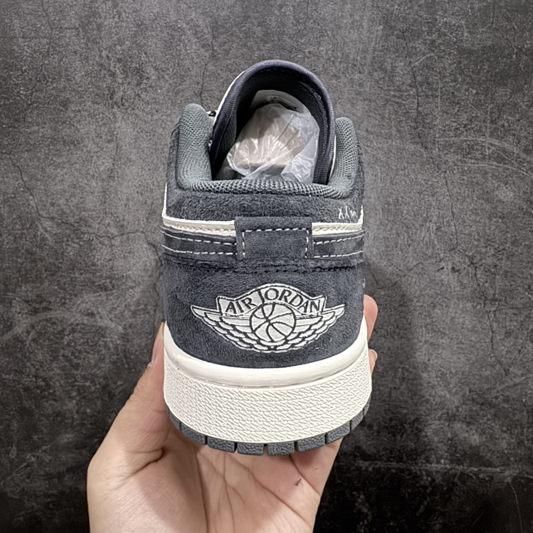 图片[4]-【定制版】Air Jordan 1 Low AJ1 乔一联名 高端定制 低帮复古休闲板鞋货号：SJ9950-047n定制鞋盒 大厂纯原品质出货 超高清洁度 皮料切割干净无任何毛边 细节完美  尺码：36 36.5 37.5 38 38.5 39 40 40.5 41 42 42.5 43 44 44.5 45 编码：HXS320340-莆田鞋批发中心