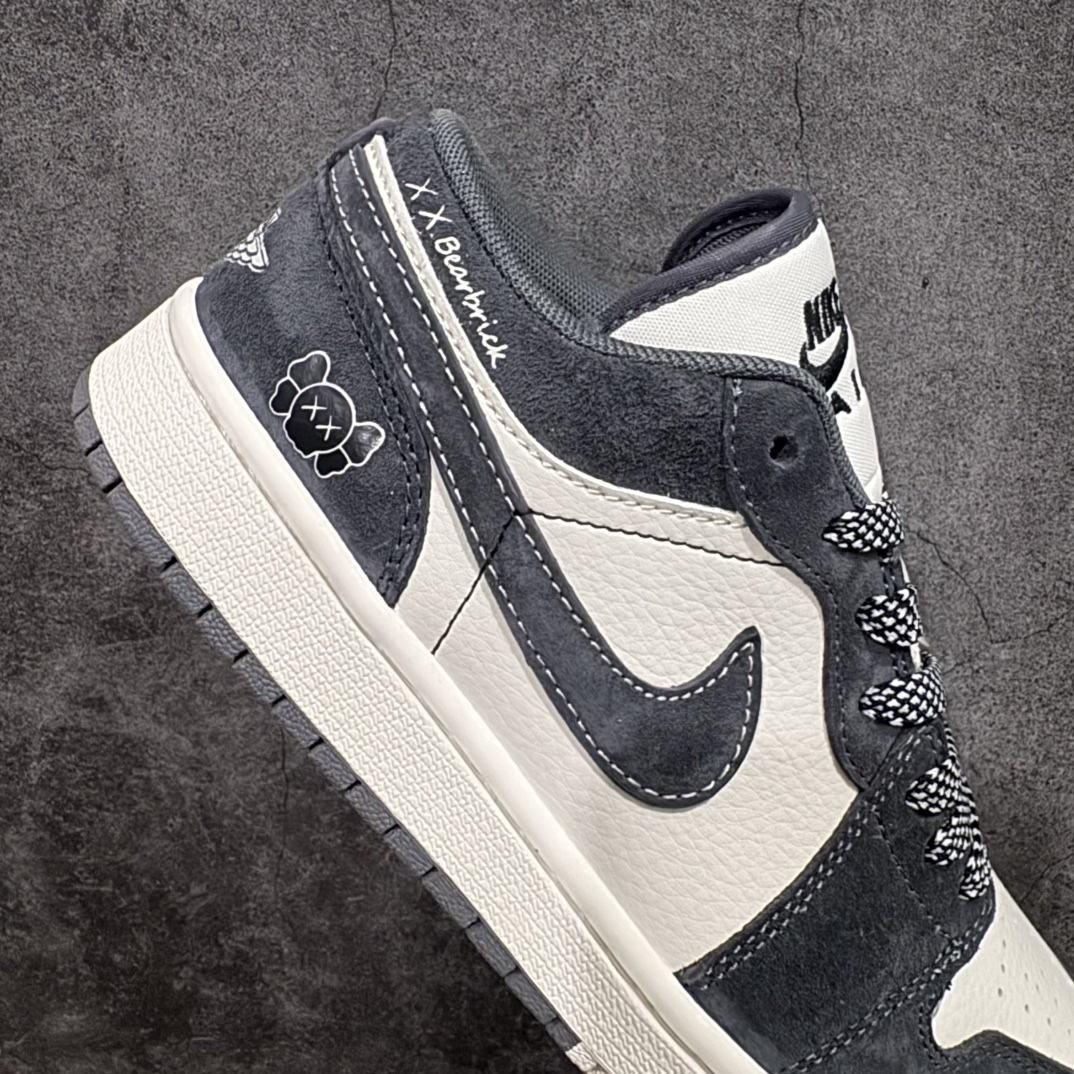 图片[7]-【定制版】Air Jordan 1 Low AJ1 乔一联名 高端定制 低帮复古休闲板鞋货号：SJ9950-047n定制鞋盒 大厂纯原品质出货 超高清洁度 皮料切割干净无任何毛边 细节完美  尺码：36 36.5 37.5 38 38.5 39 40 40.5 41 42 42.5 43 44 44.5 45 编码：HXS320340-莆田鞋批发中心