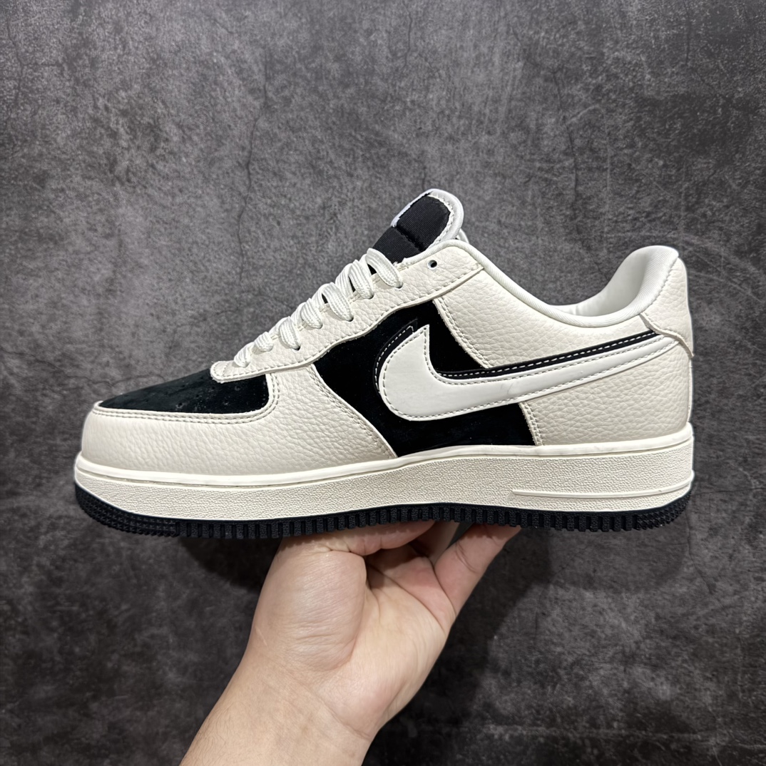 图片[2]-【定制版】Nk Air Force 1\’07 Low Supreme联名-米黑双勾 空军一号 低帮休闲板鞋 DF0188-019rn#原楦头原纸板 原装鞋盒 定制五金配件 内置全掌气垫 原厂鞋底 r 尺码：36 36.5 37.5 38 38.5 39 40 40.5 41 42 42.5 43 44 44.5 45  编码：HXS310320-莆田鞋批发中心