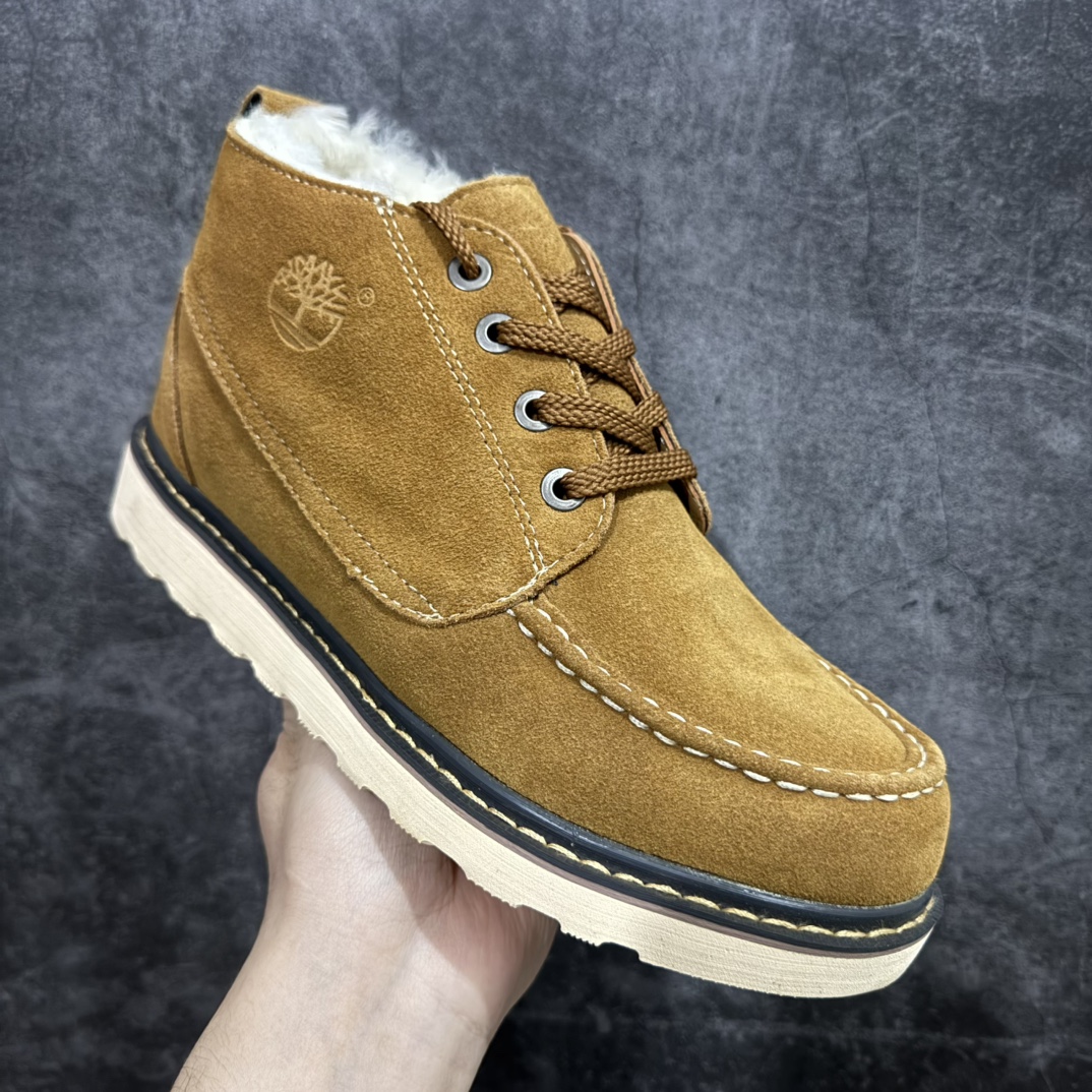 图片[3]-【公司级】Timberland 天伯伦/添柏岚 冬季畅销款 加绒保暖 中帮户外工装鞋 翻毛皮材质鞋面 复古穿搭效果拉满 潮流型男必备 即有风度又有温度  尺码：36 37 38 39 40 41 42 43 44 45 编码：LJ260280-莆田鞋批发中心