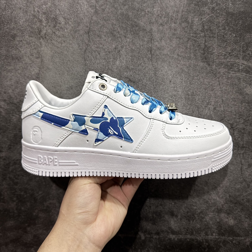 【纯原Y版】A BATHING APE STA  经典潮流 时尚板鞋 男女同款BAPE STA 是 Bape 旗下的一款运动鞋系列。BAPE STA 于 2002 年推出，该鞋款融合了 Bape 的品牌元素和风格，具有较高的辨识度。有各种丰富的颜色选择，满足不同消费者的喜好。Bape 作为著名的潮流品牌，BAPE STA 也带有浓厚的潮流感，受到许多潮流人士和明星的喜爱。对街头潮流文化产生了一定的影响。它不仅是一款运动鞋，更是潮流文化的一种象征。 尺码:36 36.5 37.5 38 38.5 40 40.5 41 42 42.5 43 44 44.5 45 46 编码：DF260280-莆田鞋批发中心