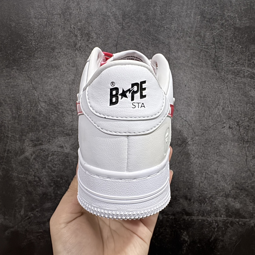 图片[4]-【纯原Y版】A BATHING APE STA  经典潮流 时尚板鞋 男女同款BAPE STA 是 Bape 旗下的一款运动鞋系列。BAPE STA 于 2002 年推出，该鞋款融合了 Bape 的品牌元素和风格，具有较高的辨识度。有各种丰富的颜色选择，满足不同消费者的喜好。Bape 作为著名的潮流品牌，BAPE STA 也带有浓厚的潮流感，受到许多潮流人士和明星的喜爱。对街头潮流文化产生了一定的影响。它不仅是一款运动鞋，更是潮流文化的一种象征。 尺码:36 36.5 37.5 38 38.5 40 40.5 41 42 42.5 43 44 44.5 45 46 编码：DF260280-莆田鞋批发中心