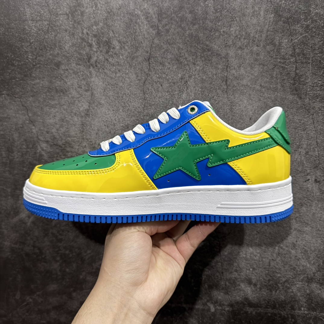 图片[2]-【纯原Y版】A BATHING APE STA  经典潮流 时尚板鞋 男女同款BAPE STA 是 Bape 旗下的一款运动鞋系列。BAPE STA 于 2002 年推出，该鞋款融合了 Bape 的品牌元素和风格，具有较高的辨识度。有各种丰富的颜色选择，满足不同消费者的喜好。Bape 作为著名的潮流品牌，BAPE STA 也带有浓厚的潮流感，受到许多潮流人士和明星的喜爱。对街头潮流文化产生了一定的影响。它不仅是一款运动鞋，更是潮流文化的一种象征。 尺码:36 36.5 37.5 38 38.5 40 40.5 41 42 42.5 43 44 44.5 45 46 编码：DF260280-莆田鞋批发中心