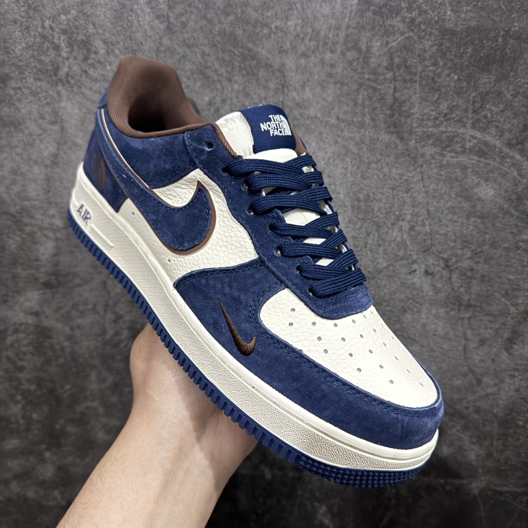 图片[3]-【定制版】Nk Air Force 1\’07 Low 北面联名-钢蓝色 空军一号 低帮休闲板鞋 KK1988-032rn原楦头原纸板 原装鞋盒 定制五金配件 内置全掌气垫 原厂鞋底 r 尺码：36 36.5 37.5 38 38.5 39 40 40.5 41 42 42.5 43 44 44.5 45  编码：HXS310320-莆田鞋批发中心