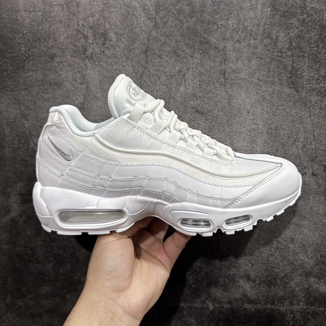 AirMax95潮流百搭气垫缓震慢跑鞋休闲防滑运动鞋CT1268-100原鞋一比一开发过验级别品质独家私