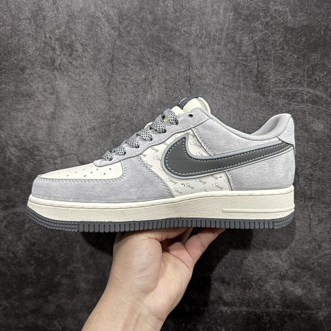 图片[2]-【公司级】Nk Air Force 1\’07 Low 斯图西联名-猪八灰勾 空军一号 低帮休闲板鞋 XZ3318-066rn#原楦头原纸板 原装鞋盒 定制五金配件 内置全掌气垫 原厂鞋底 r 尺码：36 36.5 37.5 38 38.5 39 40 40.5 41 42 42.5 43 44 44.5 45  编码：HXS310320-莆田鞋批发中心