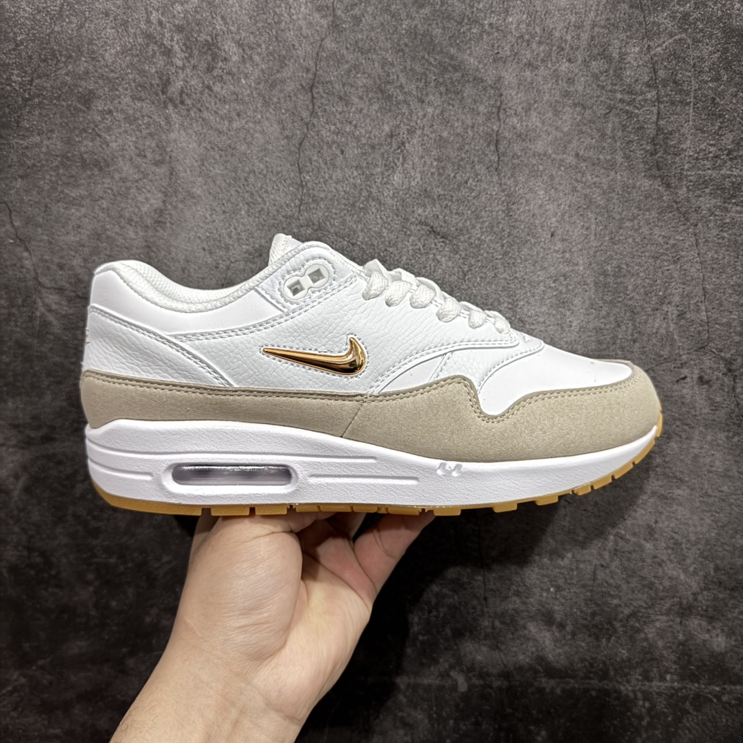 【公司级】Nike Air Max 1 白棕水晶钩n复古休闲跑步鞋 官方同步上架n真标原盒 原底原面 正确版型原版开发 精准细节 市面最高版本 官方货号：AA0512 100n码数：36 36.5 37.5 38 38.5 39 40 40.5 41 42 42.5 43 44 45 46 46.5 47 编码：LDS280300-莆田鞋批发中心