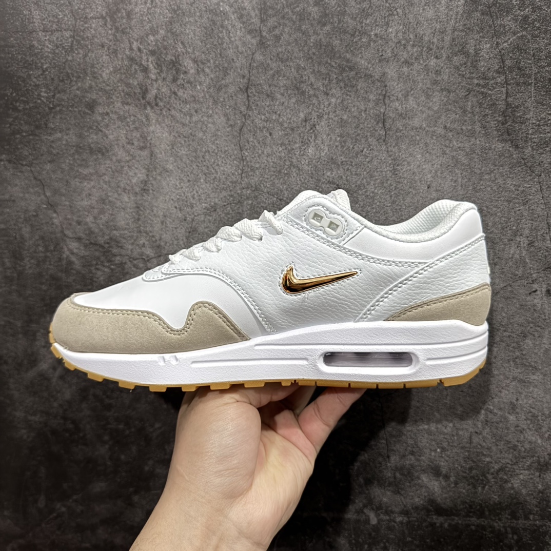 图片[2]-【公司级】Nike Air Max 1 白棕水晶钩n复古休闲跑步鞋 官方同步上架n真标原盒 原底原面 正确版型原版开发 精准细节 市面最高版本 官方货号：AA0512 100n码数：36 36.5 37.5 38 38.5 39 40 40.5 41 42 42.5 43 44 45 46 46.5 47 编码：LDS280300-莆田鞋批发中心