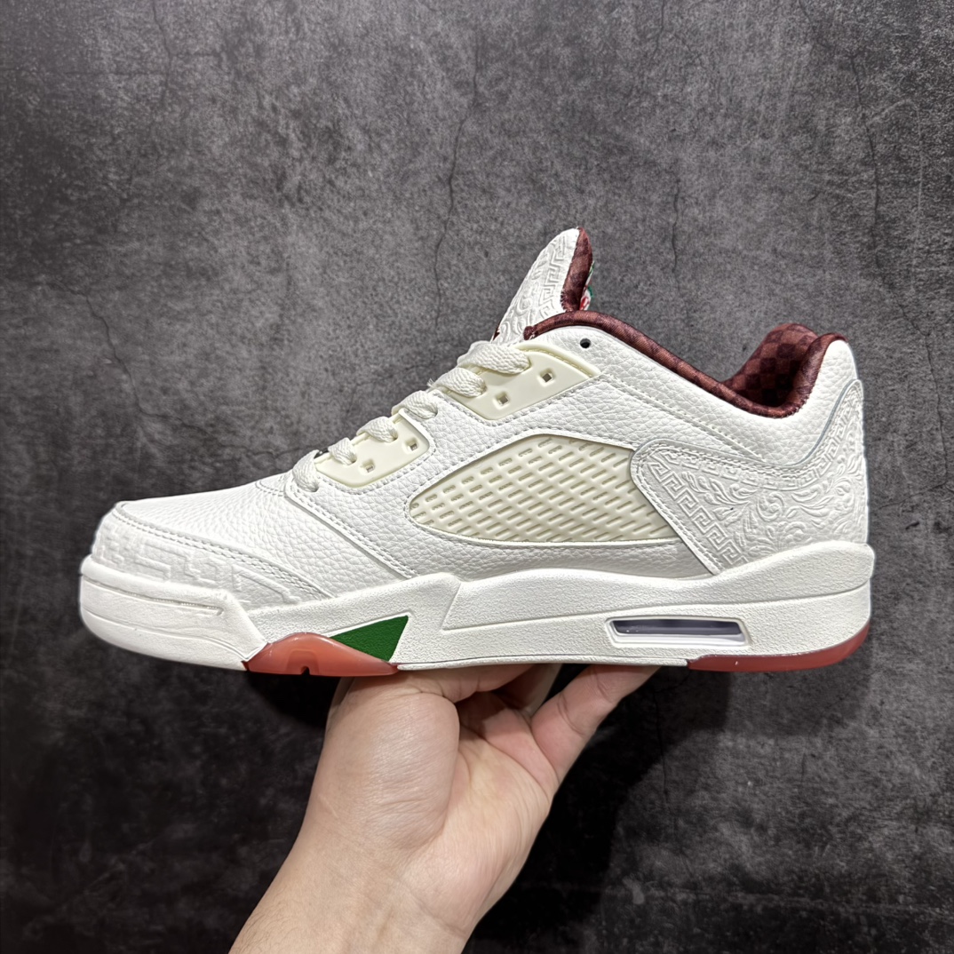 图片[2]-【纯原版】Air Jordan 5 Low \”El Grito\” AJ5 乔5 墨西哥 低帮篮球鞋 HF8833-100rn 纯原版本Air Jordan AJ5 Low 原楦原纸板原厂材料开发 细节把控到位 主供外贸客户打造完美鞋型 纸板中底 钢印完美版型 公司货既视感皮料自行品鉴  最大开发到47.5 专供鬼佬区别市面各种\”伪纯原\”官方货号: HF8833-100 尺码：36 36.5 37.5 38 38.5 39 40 40.5 41 42 42.5 43 44 44.5 45 46 编码：MK300320-莆田鞋批发中心