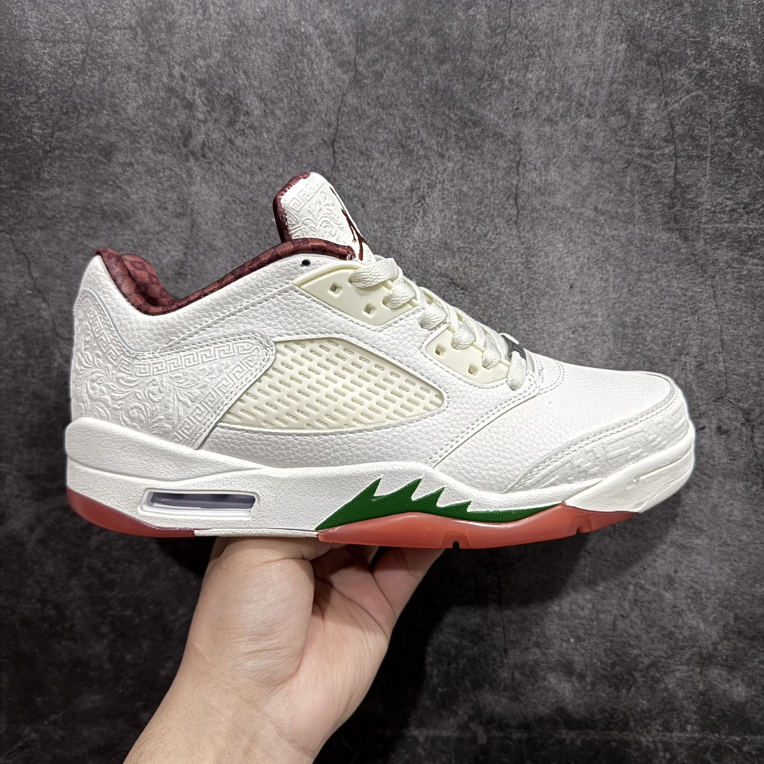 【纯原版】Air Jordan 5 Low \”El Grito\” AJ5 乔5 墨西哥 低帮篮球鞋 HF8833-100rn 纯原版本Air Jordan AJ5 Low 原楦原纸板原厂材料开发 细节把控到位 主供外贸客户打造完美鞋型 纸板中底 钢印完美版型 公司货既视感皮料自行品鉴  最大开发到47.5 专供鬼佬区别市面各种\”伪纯原\”官方货号: HF8833-100 尺码：36 36.5 37.5 38 38.5 39 40 40.5 41 42 42.5 43 44 44.5 45 46 编码：MK300320-莆田鞋批发中心