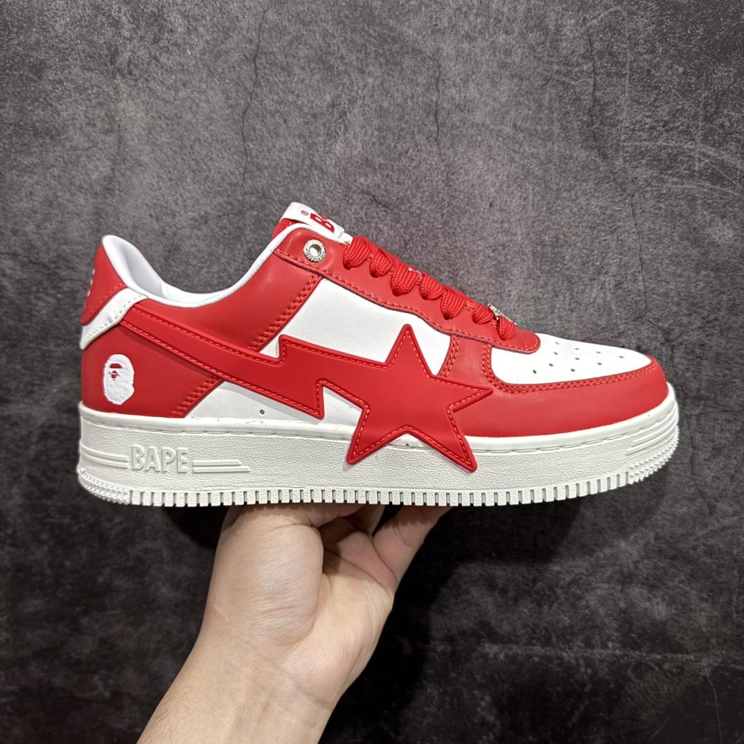 【纯原Y版】A BATHING APE STA  经典潮流 时尚板鞋 男女同款BAPE STA 是 Bape 旗下的一款运动鞋系列。BAPE STA 于 2002 年推出，该鞋款融合了 Bape 的品牌元素和风格，具有较高的辨识度。有各种丰富的颜色选择，满足不同消费者的喜好。Bape 作为著名的潮流品牌，BAPE STA 也带有浓厚的潮流感，受到许多潮流人士和明星的喜爱。对街头潮流文化产生了一定的影响。它不仅是一款运动鞋，更是潮流文化的一种象征。 尺码:36 36.5 37.5 38 38.5 40 40.5 41 42 42.5 43 44 44.5 45 46 编码：DF260280-莆田鞋批发中心