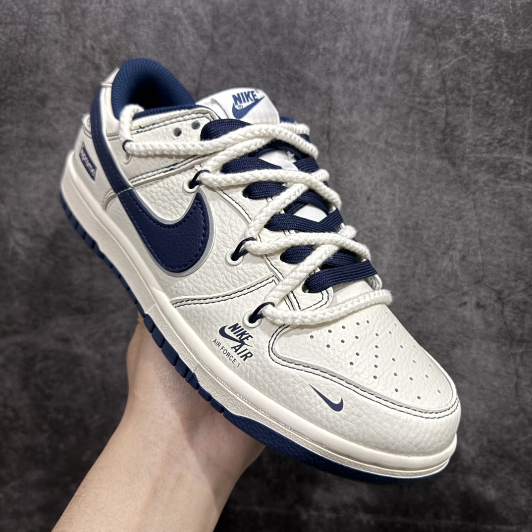 图片[3]-【定制版】Nk SB Dunk Low Supreme联名-米蓝小标抽绳 周年高端定制 低帮休闲板鞋n定制鞋盒 大厂纯原品质出货 超高清洁度 皮料切割干净无任何毛边 细节完美货号：XX2025-568 尺码：36 36.5 37.5 38 38.5 39 40 40.5 41 42 42.5 43 44 44.5 45 编码：HXS340360-莆田鞋批发中心