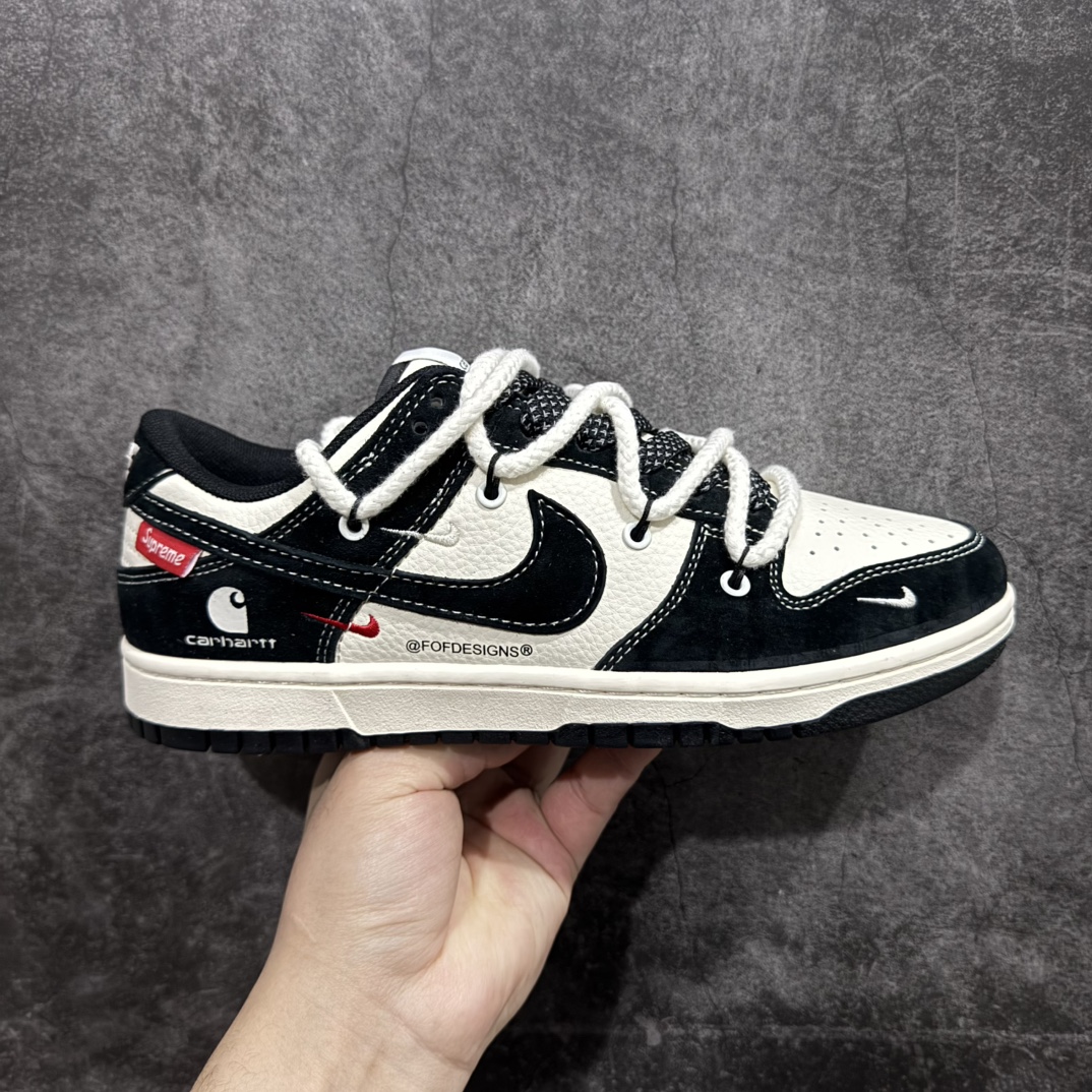 【定制版】Nk SB Dunk Low 卡哈特 x Sup联名-绑带黑勾 周年高端定制 低帮休闲板鞋n#定制鞋盒 大厂纯原品质出货 超高清洁度 皮料切割干净无任何毛边 细节完美货号：YX5066-237 尺码：36 36.5 37.5 38 38.5 39 40 40.5 41 42 42.5 43 44 44.5 45 编码：HXS340360-莆田鞋批发中心