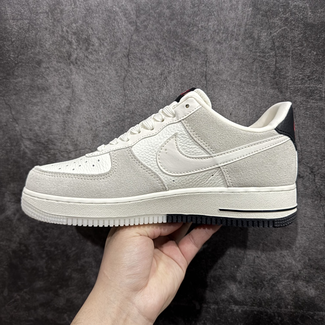 图片[2]-【定制版】Nk Air Force 1\’07 Low Supreme联名-米灰织布标 空军一号低帮休闲板鞋 CH6336-517rn原楦头原纸板 原装鞋盒 定制五金配件 内置全掌气垫 原厂鞋底 r 尺码：36 36.5 37.5 38 38.5 39 40 40.5 41 42 42.5 43 44 44.5 45  编码：HXS310320-莆田鞋批发中心