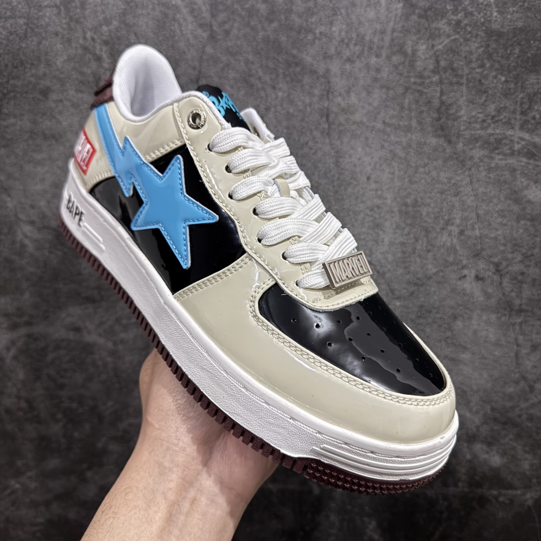 图片[3]-【纯原Y版】A BATHING APE STA  经典潮流 时尚板鞋 男女同款BAPE STA 是 Bape 旗下的一款运动鞋系列。BAPE STA 于 2002 年推出，该鞋款融合了 Bape 的品牌元素和风格，具有较高的辨识度。有各种丰富的颜色选择，满足不同消费者的喜好。Bape 作为著名的潮流品牌，BAPE STA 也带有浓厚的潮流感，受到许多潮流人士和明星的喜爱。对街头潮流文化产生了一定的影响。它不仅是一款运动鞋，更是潮流文化的一种象征。 尺码:36 36.5 37.5 38 38.5 40 40.5 41 42 42.5 43 44 44.5 45 46 编码：DF350370-莆田鞋批发中心