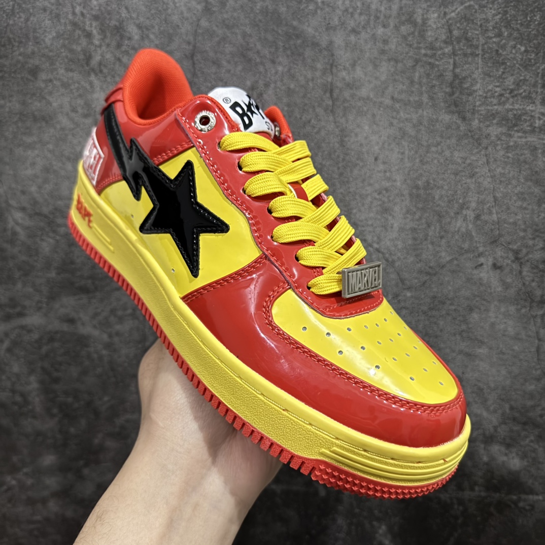 图片[3]-【纯原Y版】A BATHING APE STA 经典潮流 时尚板鞋 男女同款 BAPE STA 是 Bape 旗下的一款运动鞋系列。BAPE STA 于 2002 年推出，该鞋款融合了 Bape 的品牌元素和风格，具有较高的辨识度。有各种丰富的颜色选择，满足不同消费者的喜好。Bape 作为著名的潮流品牌，BAPE STA 也带有浓厚的潮流感，受到许多潮流人士和明星的喜爱。对街头潮流文化产生了一定的影响。它不仅是一款运动鞋，更是潮流文化的一种象征。 尺码：36 36.5 37.5 38 38.5 40 40.5 41 42 42.5 43 44 44.5 45 46-选品中心