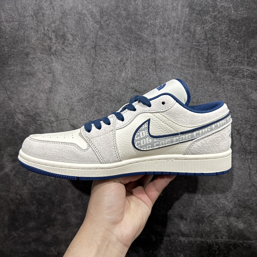 图片[2]-【定制版】Air Jordan 1 Low AJ1 乔一联名 高端定制 低帮复古休闲板鞋货号：DM9188-011n定制鞋盒 大厂纯原品质出货 超高清洁度 皮料切割干净无任何毛边 细节完美  尺码：36 36.5 37.5 38 38.5 39 40 40.5 41 42 42.5 43 44 44.5 45 编码：HXS340360-莆田鞋批发中心