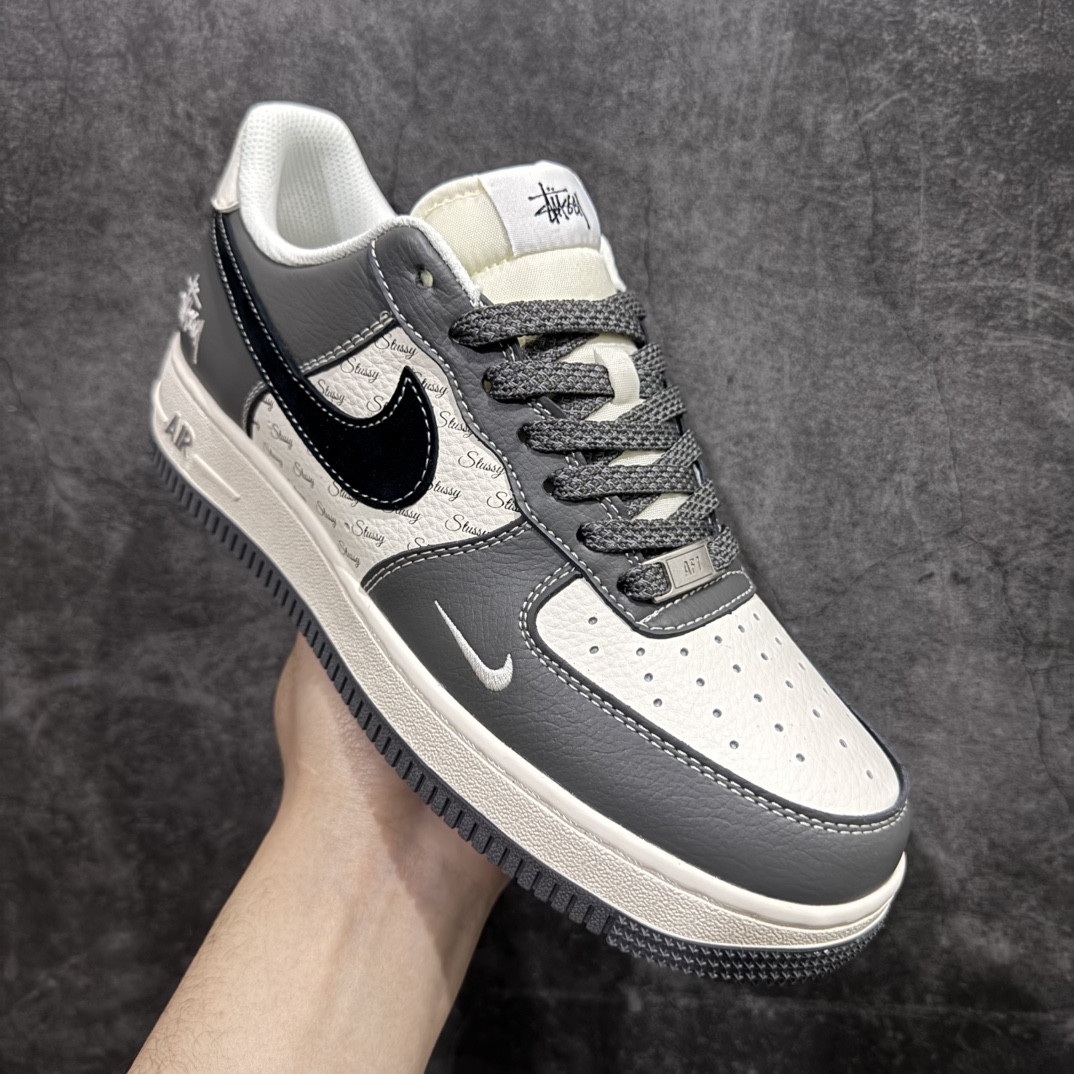 图片[3]-【公司级】Nk Air Force 1\’07 Low 斯图西联名-星云灰 空军一号 低帮休闲板鞋 XZ3328-168rn#原楦头原纸板 原装鞋盒 定制五金配件 内置全掌气垫 原厂鞋底 r 尺码：36 36.5 37.5 38 38.5 39 40 40.5 41 42 42.5 43 44 44.5 45 编码：HXS310320-莆田鞋批发中心