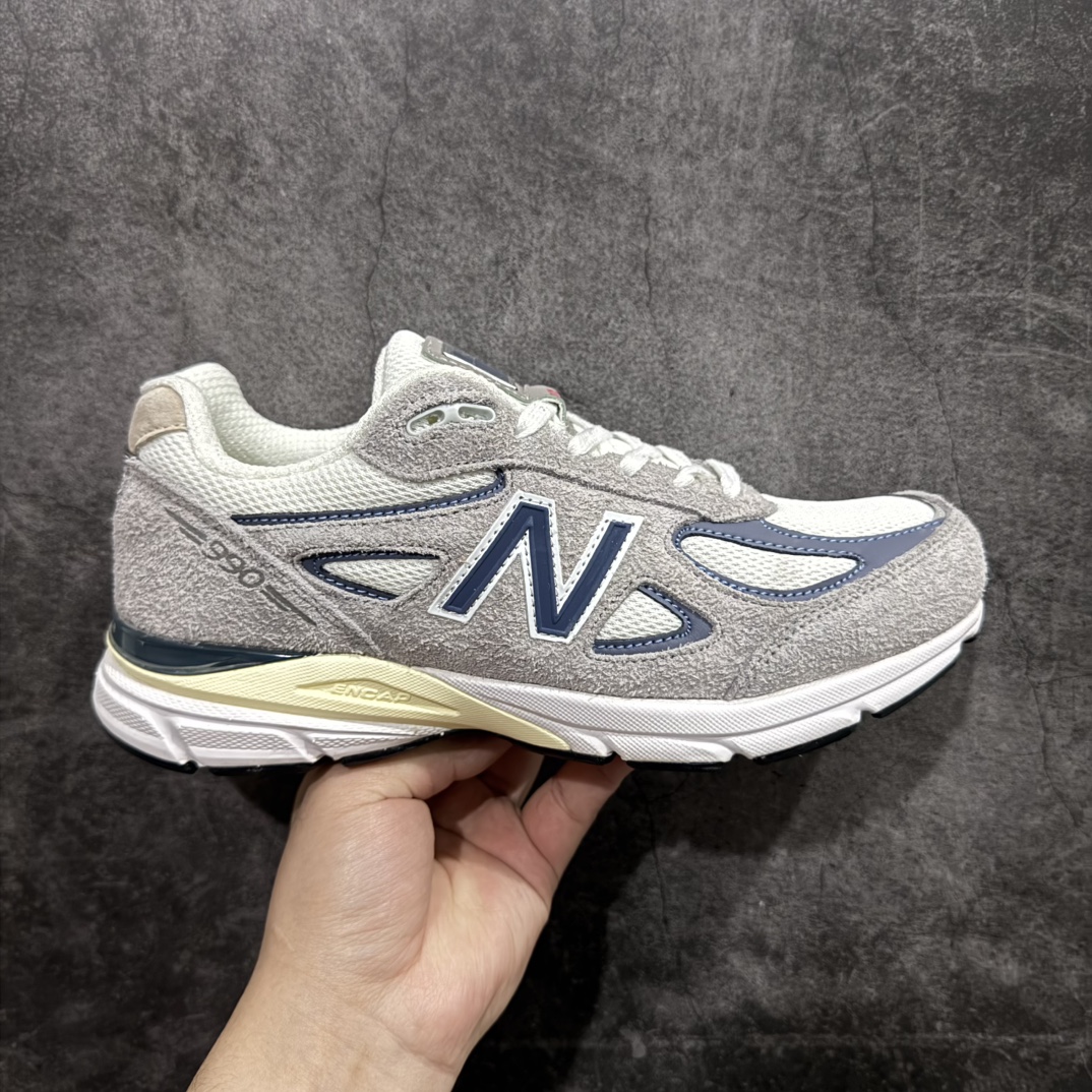 【K版纯原】New Balance in USA NB990V4 美产血统复古运动跑步鞋 元祖灰 U990TA4nn原厂紫光防伪标 独家4层组合大底全新模具开发真半码 区分市面共模描漆货采用质感上乘的麂皮结合透气网料制作中底缓震上ENCAP 确保足部舒适度 区别市场通货 尺码：36 37 37.5 38 38.5 39.5 40 40.5 41.5 42 42.5 43 44 45 编码：HXS270300-莆田鞋批发中心