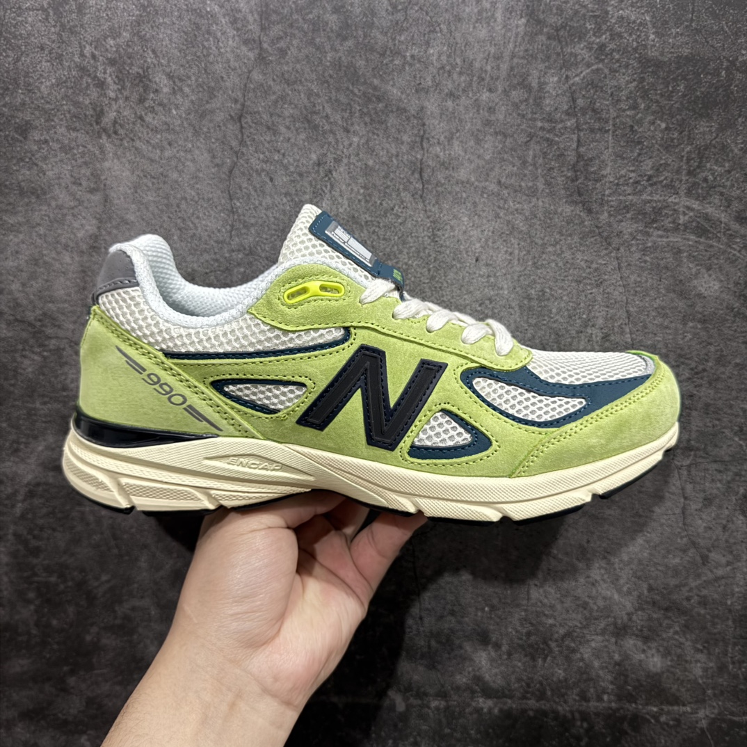 【K版纯原】New Balance in USA NB990V4 美产血统复古运动跑步鞋 元祖灰 U990NB4nn原厂紫光防伪标 独家4层组合大底全新模具开发真半码 区分市面共模描漆货采用质感上乘的麂皮结合透气网料制作中底缓震上ENCAP 确保足部舒适度 区别市场通货 尺码：36 37 37.5 38 38.5 39.5 40 40.5 41.5 42 42.5 43 44 45 编码：HXS270300-莆田鞋批发中心