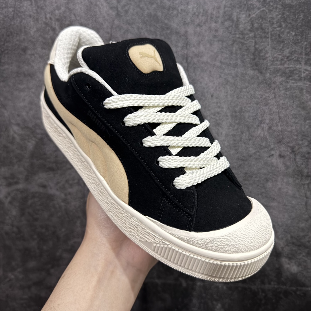 图片[3]-【公司级】Puma Suede XL Crush 彪马男女式运动板鞋 防滑耐磨百搭舒适时尚休闲鞋 PUMA Black-Shadow Gray复古单品彪马 时尚 舒适 防滑耐磨 低帮 板鞋 男女同款nn防滑耐磨 好穿不累脚面包鞋型 秋冬氛围感拉满！n上脚舒服！可可爱爱 一眼爱住。n建议尺码买大一码喔 尺码：36-45含半码 编码：MZ210230-莆田鞋批发中心