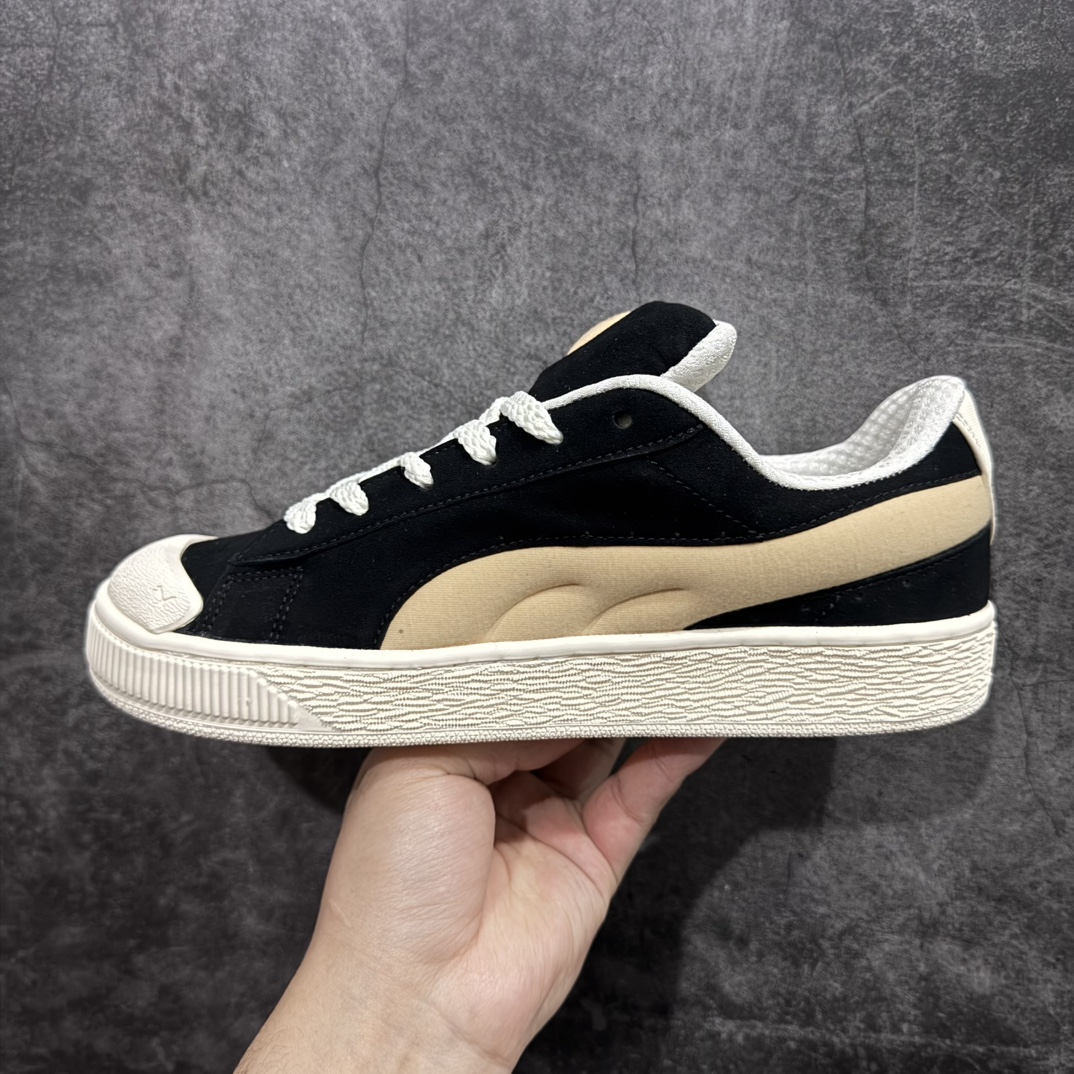 图片[2]-【公司级】Puma Suede XL Crush 彪马男女式运动板鞋 防滑耐磨百搭舒适时尚休闲鞋 PUMA Black-Shadow Gray复古单品彪马 时尚 舒适 防滑耐磨 低帮 板鞋 男女同款nn防滑耐磨 好穿不累脚面包鞋型 秋冬氛围感拉满！n上脚舒服！可可爱爱 一眼爱住。n建议尺码买大一码喔 尺码：36-45含半码 编码：MZ210230-莆田鞋批发中心