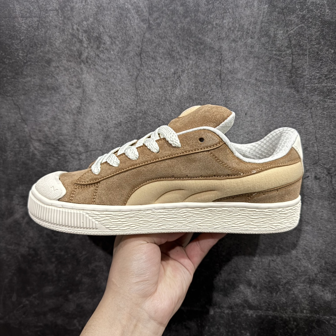 图片[2]-【公司级】Puma Suede XL Crush 彪马男女式运动板鞋 防滑耐磨百搭舒适时尚休闲鞋 PUMA Black-Shadow Gray复古单品彪马 时尚 舒适 防滑耐磨 低帮 板鞋 男女同款nn防滑耐磨 好穿不累脚面包鞋型 秋冬氛围感拉满！n上脚舒服！可可爱爱 一眼爱住。n建议尺码买大一码喔 尺码：36-45含半码 编码：MZ210230-莆田鞋批发中心