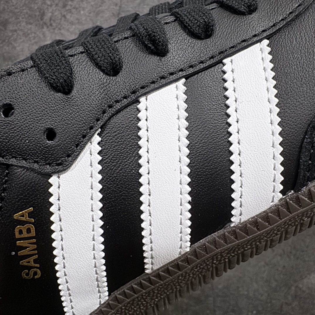 图片[5]-【GX原厂皮】Adidas Original Samba 黑白 B75807n真正原厂皮料！区别普通国产头层皮！n独家定制原厂高密度鞋带！n真正原出国外即正品的玩意！n放心冲刺！内卷市场！比质不比价！ 尺码：35.5-46 编码：XC23060-莆田鞋批发中心