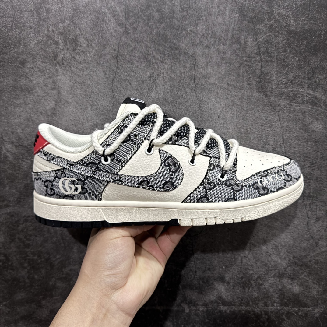 【定制版】Nk SB Dunk Low 古驰联名 灰提花勾 周年高端定制 低帮休闲板鞋rn#定制鞋盒 大厂纯原品质出货 超高清洁度 皮料切割干净无任何毛边 细节完美 r 货号：YX5066-215 尺码：36 36.5 37.5 38 38.5 39 40 40.5 41 42 42.5 43 44 44.5 45  编码：HXS340360-莆田鞋批发中心