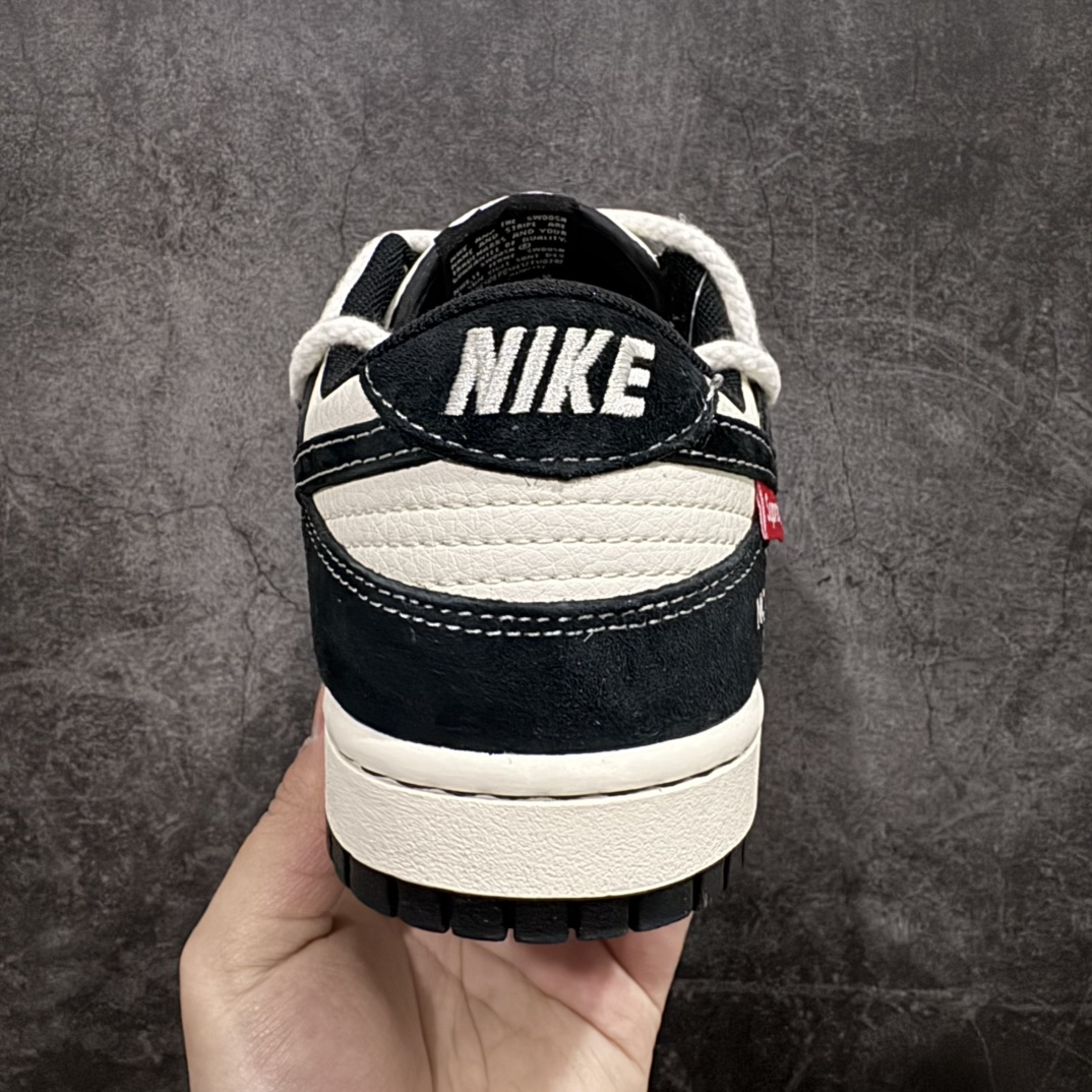 图片[4]-【定制版】Nk SB Dunk Low 北面 x Sup系列 绑带黑白黑勾 周年高端定制 低帮休闲板鞋 YX5066-227rn#定制鞋盒 大厂纯原品质出货 超高清洁度 皮料切割干净无任何毛边 细节完美 r 尺码：36 36.5 37.5 38 38.5 39 40 40.5 41 42 42.5 43 44 44.5 45  编码：HXS340360-莆田鞋批发中心