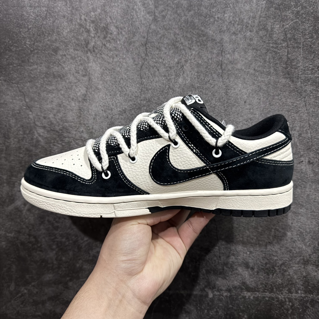 图片[2]-【定制版】Nk SB Dunk Low 北面 x Sup系列 绑带黑白黑勾 周年高端定制 低帮休闲板鞋 YX5066-227rn#定制鞋盒 大厂纯原品质出货 超高清洁度 皮料切割干净无任何毛边 细节完美 r 尺码：36 36.5 37.5 38 38.5 39 40 40.5 41 42 42.5 43 44 44.5 45  编码：HXS340360-莆田鞋批发中心