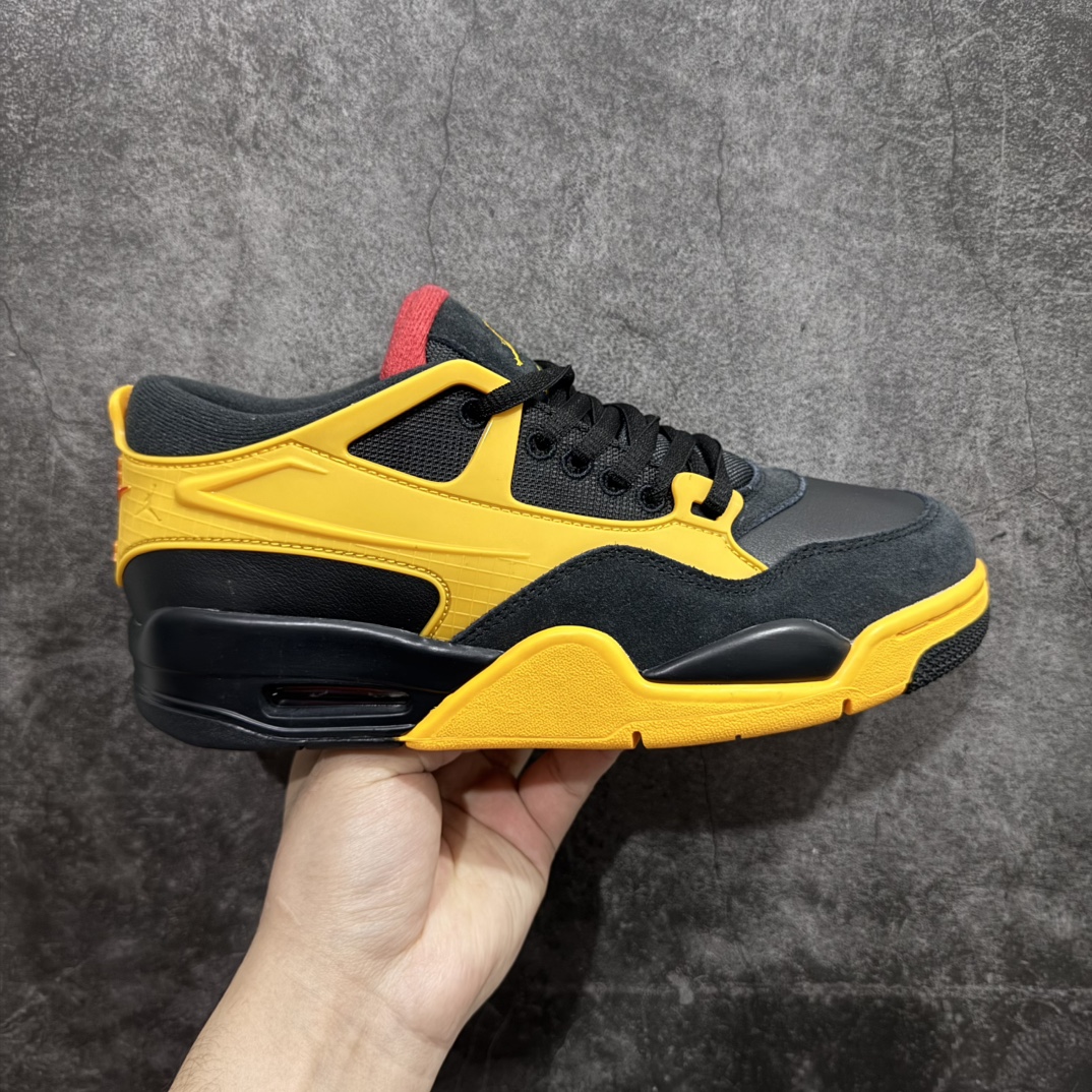 【纯原版】Air Jordan AJ4 RM 重置 重制版低帮复古篮球鞋 FQ7939-007nn采用了低帮的设计 并保留了众多AJ4的经典元素 鞋身以皮革、麂皮材质拼接打造 AJ4经典的TPU材质延伸至后跟 增强鞋款稳定性 而鞋身侧面的网格设计则被取消 尾部的NIKE AIR标志也得到保留 并同时带有飞人logo 中底部分同样搭载了可视AIR气垫 鞋底采用米白色中底和外底呈现 为整个设计收尾SIZE：36 36.5 37.5 38 38.5 39 40 40.5 41 42 42.5 43 44 44.5 45 46 47.5 编码：SL300320-莆田鞋批发中心