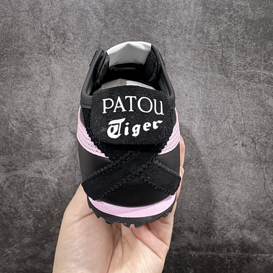 图片[4]-【公司级】Patou x Asics 鬼冢虎 Mexico 66 黑粉n印尼厂Oem原单材料 实拍上架n其余全部客供材料 淘宝B级代购店铺内供💯n四联官方吊牌 乳胶组合鞋垫、羊皮纸质中底 不用宰手买专柜 这里满足你👊🏼 货号：1183C380-001 Size：36-45    编码：FS210220-莆田鞋批发中心