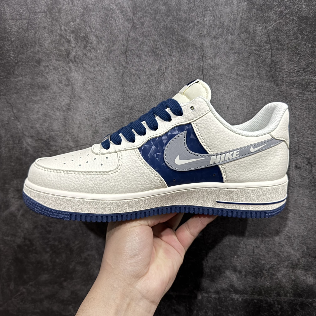 图片[2]-【定制版】Nk Air Force 1\’07 Low 北面联名 米白蓝钻 空军一号 低帮休闲板鞋 DM6688-001rn#原楦头原纸板 原装鞋盒 定制五金配件 内置全掌气垫 原厂鞋底 r 尺码：36 36.5 37.5 38 38.5 39 40 40.5 41 42 42.5 43 44 44.5 45  编码：HXS310320-莆田鞋批发中心