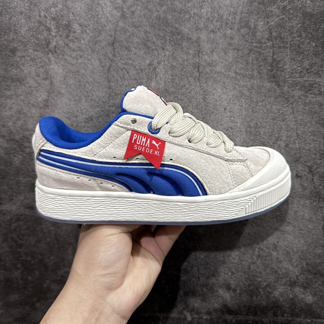 【公司级】Puma Suede XL Crush 彪马男女式运动板鞋 防滑耐磨百搭舒适时尚休闲鞋 PUMA Black-Shadow Gray复古单品彪马 时尚 舒适 防滑耐磨 低帮 板鞋 男女同款 399671 01nn防滑耐磨 好穿不累脚面包鞋型 秋冬氛围感拉满！n上脚舒服！可可爱爱 一眼爱住。n建议尺码买大一码喔 尺码：36-45含半码 编码：WE210230-莆田鞋批发中心