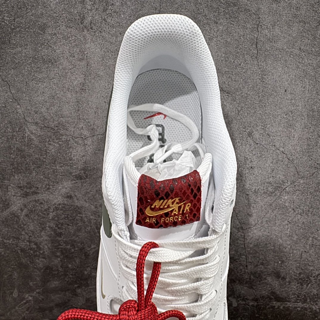 图片[7]-【公司级】Nike Air Force 1 Low 07 \”Year of the Snake\” 蛇年限定 白绿n原楦头原纸板 打造纯正低帮空军版型 专注外贸渠道 全掌内置蜂窝气垫原盒配件 原厂中底钢印、拉帮完美官方货号：HV5979 130 Size：36 36.5 37.5 38 38.5 39 40 40.5 41 42 42.5 43 44 44.5 45 编码：CC230240-莆田鞋批发中心